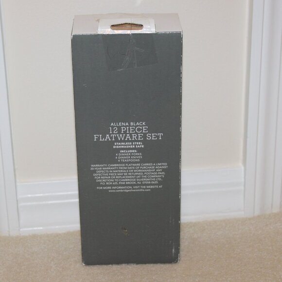 Retro Allena Black handle Flatware Set by Threshold - Picture 2 of 4